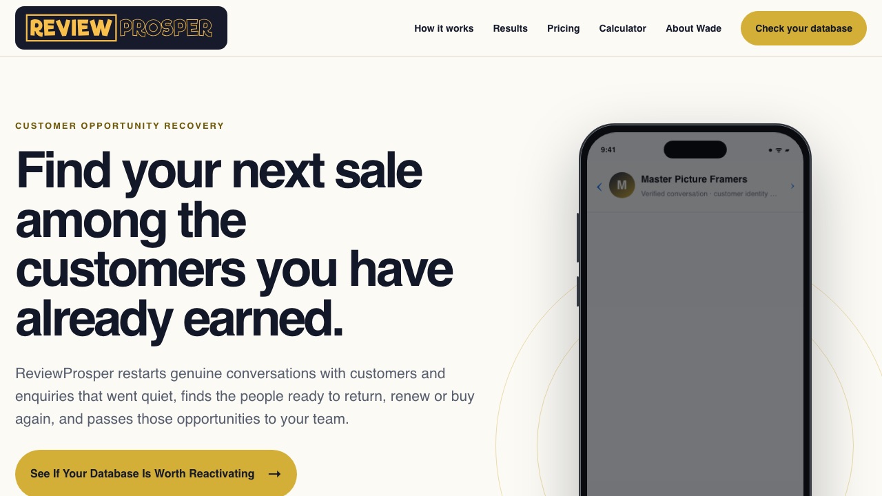 ReviewProsper website homepage